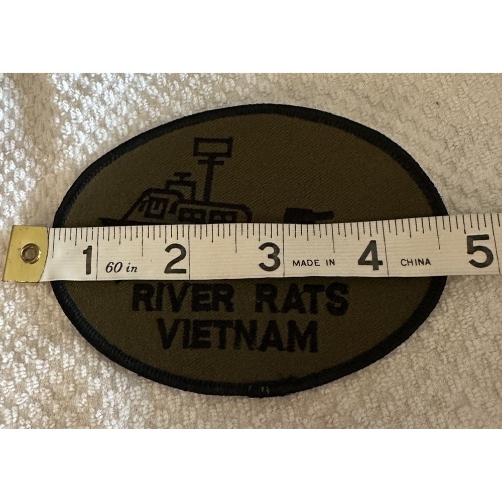 USN Navy RIVER RATS Vietnam 3.5" Patch - Picture 3 of 4
